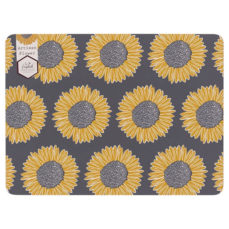 ENGLISH TABLEWARE Artisan Flower Set of 4 Placemats