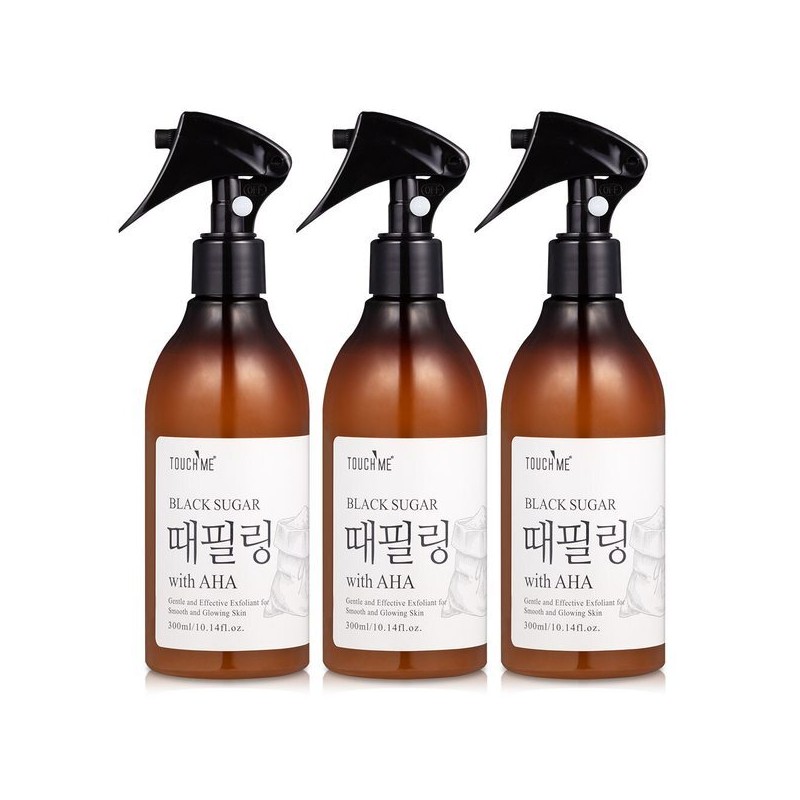 SUAEYAN 터치미 블랙슈가 대용량 때필링 300ml 3개 / 바디스크럽 필링젤