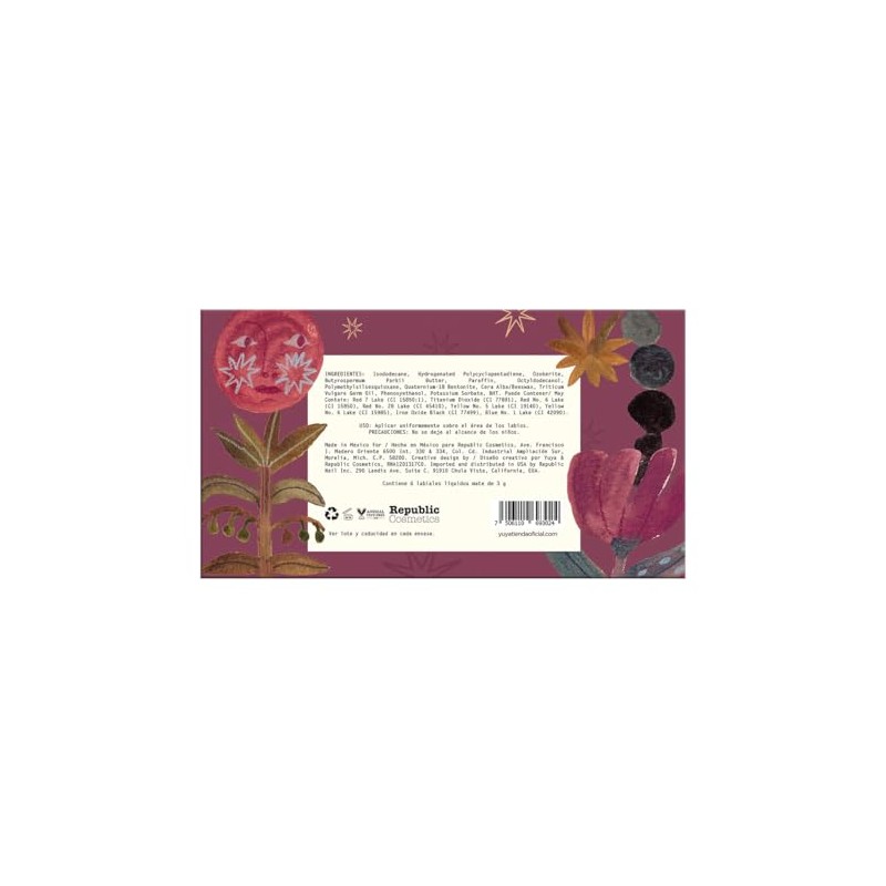 Yuya - Set de labiales indelebles larga duracion - labial