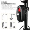 CHIMONA Bicycle Lock Folding Lock with Holder, Combination Lock Bicycle