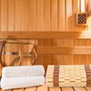 Healvian Bamboo Sauna Headrest Pillow Cooling Bed Pillows Wood Sauna