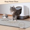 Garoopion Cat Litter Box Mat, Large 40" X 28" Litter