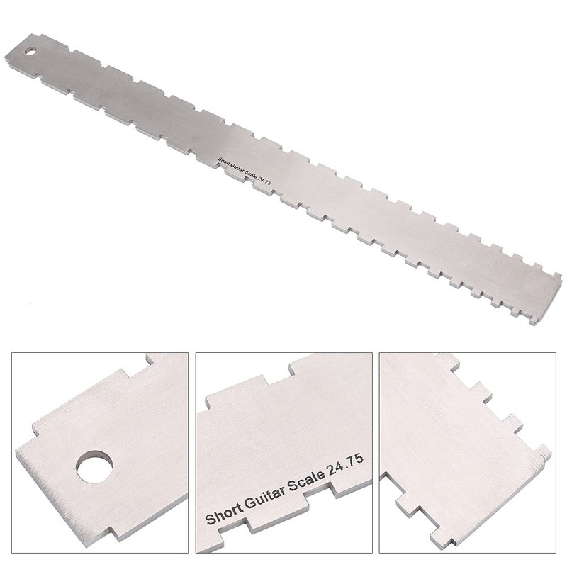 16.53 x 1.45 inch Practical Notched Fret Board Straight Edge