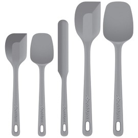 5-Piece Silicone Spatula Set, Reinforced Core & Connections