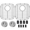 2Pack Stainless Steel Kitchen Sink Grid,13.2" x 11.6" x 1.2"
