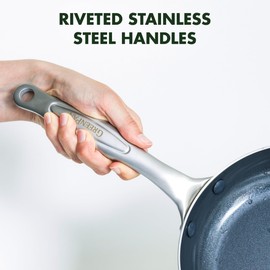 GreenPan TriClad Ceramic Nonstick 9.5" and 11" Frypan Set