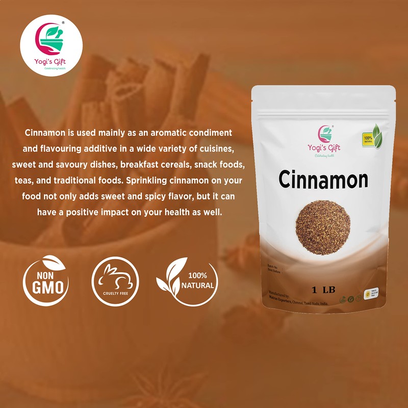 Crushed Cinnamon Bark 1 LB | Bulk Cinnamon Stick Pieces/Chips