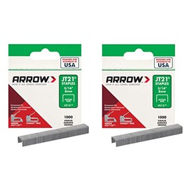 Arrow Fastener 215 Genuine JT21/T27 5/16-Inch Staples, 1,000-Pack - 2 Pack