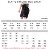 Santic Pantalones Cortos de Ciclismo para Mujer Acolchados con Acolchado