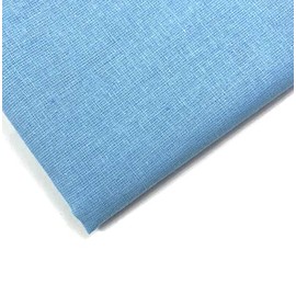 Plain 100% Cotton Fabric - 60 INCH Wide - 10 Colors by M&J® (Sky Blue, 1 METRE)