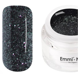 Emmi Nail Glitter Gel, UV/LED Gel for Sparkling Nail Art, High Coverage, Medium Viscosity & Self-Levelling, No Leaking in Nail Edges, 5 ml, Smoky Diamond