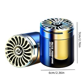 Car Aromatherapy Cup Car Perfume Air Freshener Car High-end solid Fragrance Balm - Color: ocean