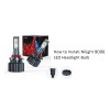 Nilight 9006 LED Headlight Bulbs 350% Brighter HB4 LED Low