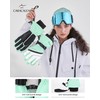 Ski Gloves for Men Women - Winter Snow Gloves Windproof