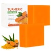 XdealCozyxc 2PCS Turmeric Soap Bar, Moisturize Hydrate Tumeric Soap for
