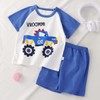 SUPFANS Camisetas y pantalones cortos de dinosaurio para bebés y