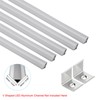 PATIKIL LED Strip Clips, 30pcs Stainless Steel Mounting Brackets Fixing