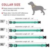 Reflective Dog Collar with Buckle Adjustable Safety Nylon Collars for