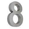 3D Stainless Steel House Number, Weatherproof and Easy to Clean,