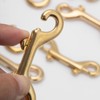 WUTA Brass Double End Snap Hook Clip Handmade Bag Hook