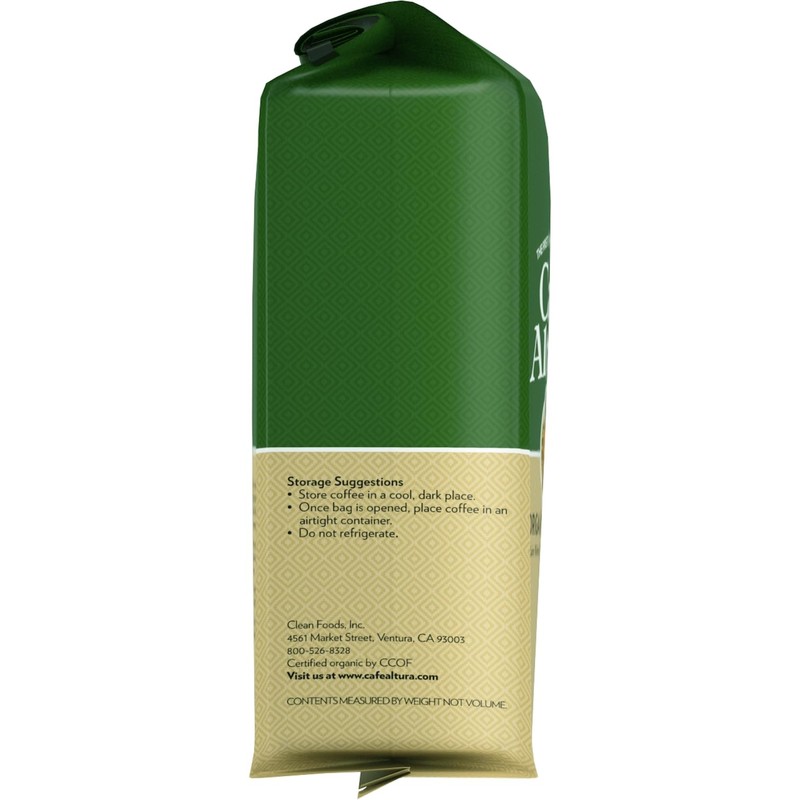 Cafe Altura Whole Bean Organic Coffee, Biodynamic French Roast, 2