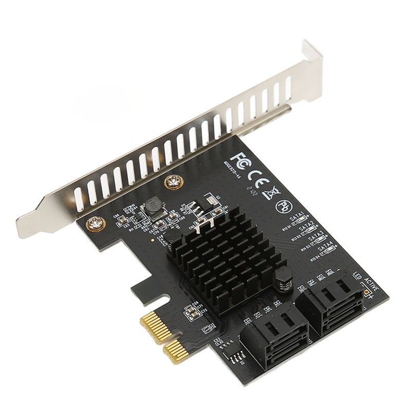PCI E to SATA3.0 Ports Expansion Card 6Gbps 4 SATA3.0