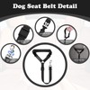 BWOGUE Pet Dog Cat Seat Belts, Car Headrest Restraint Adjustable