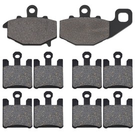 Road Passion Front and Rear Brake Pads Replacement For Kawasaki ZX10R Ninja 1000 2004-2007/ Ninja ZX6R ZX636 2003-2006 / ZX6RR ZX600 2003-2006