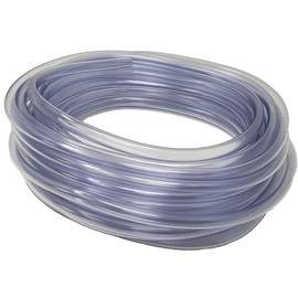Rollerflex Food Grade Crystal Clear Vinyl Tubing, 3/8-Inch ID x 1/2-Inch OD, 50-FT
