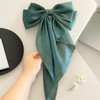 1 Stück Bow Hair Clip,Big Bowknot Hairpin mit langem seidigen