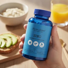 Suplemento Nutricional Zinc Vegano Sin Sabor Joycare 120 Cápsulas                                                                                     