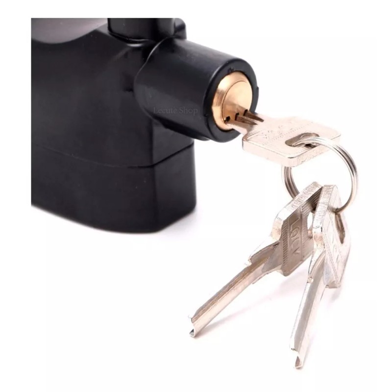 Alarm Lock Candado Alarma Seguridad Moto Bicicleta 110db Antirobo Canda