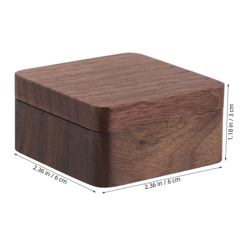 TOVINANNA Wood Cufflinks Box for Men Elegant Jewelry Organizer Travel