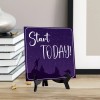 Signs ByLITA Start Today 5"x 5" Square Table Sign With