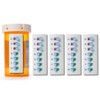 TAKE-N-SLIDE Peel and Stick Reusable for 12 + Refills, Pill/Medication/Vitamin/Pet Med Tracker &