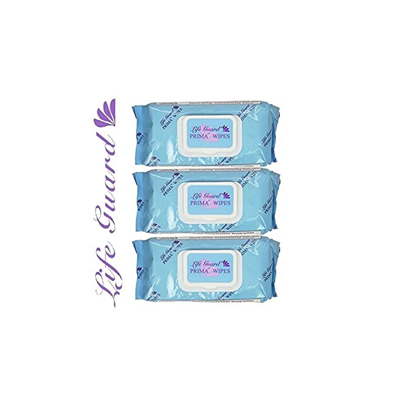 Prima Wipes Adult Washcloths, 48 Extra-large Wipes Per Pack (3