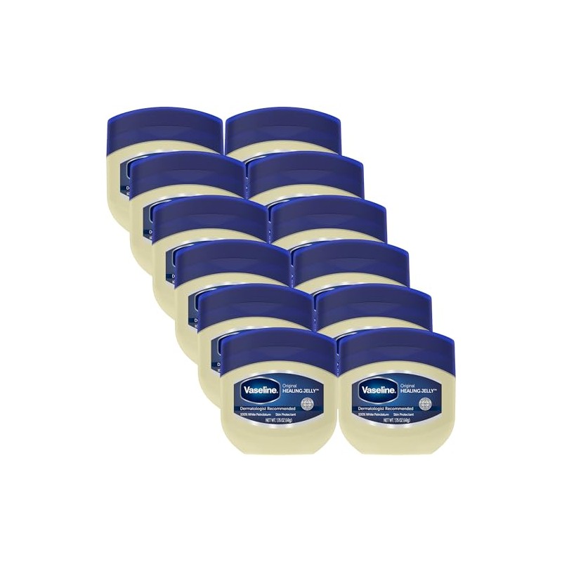 Vaseline Petroleum Jelly Original 1.75 oz (paquete de 12)