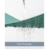 PADOOR Bathtub-Mat Non Slip with Suction Cups and Drain Holes,