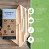 Ibambo Bamboo Disposable Straws - 4000 Pack, Single Wrapped Compostable