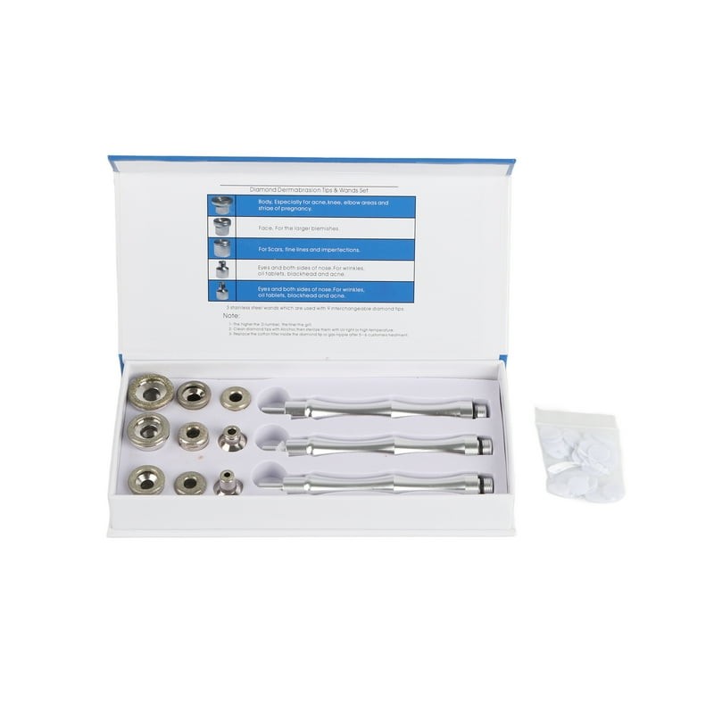 Máquina Dermoabrasión Facial Nanofort Puntas Diamante 3 en 1