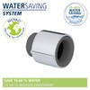 WENKO Water Saver Water-Saving Individually Adjustable Water-Saving Insert for the