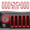 SQQP Grille Grill Insert+Angry Bird Style Headlight Turn Light Cover