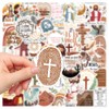 Bible Stickers, Inspirational Boho Christian Stickers, Vinyl Waterproof Boho Aesthetic