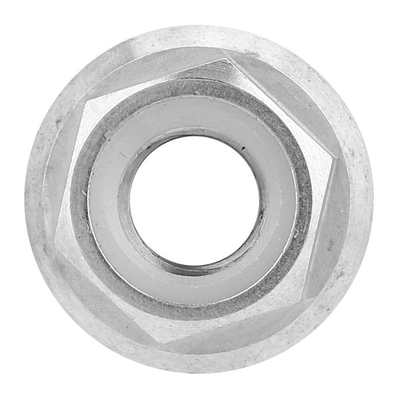 VGEBY1 Hex Nuts, Titanium Alloy Bicycle Hex Flange Locking Nut