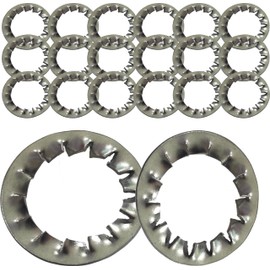 M3 Internal Serrated Shakeproof Washer Lock Washers A2 Stainless Steel DIN 6798A (Pack of 20)