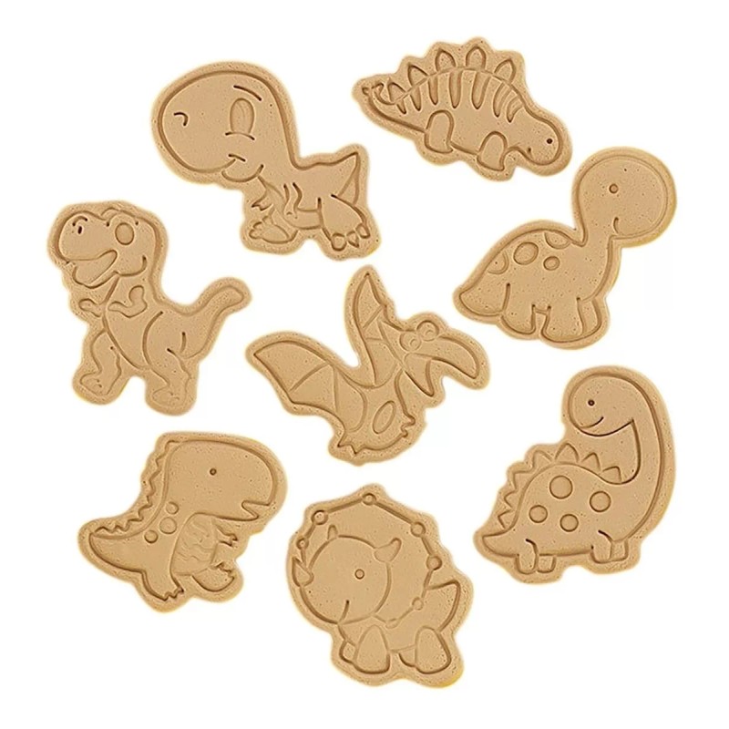 24x7 Molde Cortador De Galleta Dinosaurio Decoración Reposteria