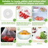 300Pcs Reusable Elastic Food Bowl Storage Covers, Sublaga Bowl Covers,