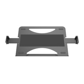 SHOPPINGALL Laptop Mount Tray for Monitor Arms and Stands (Tray Only) | Notebook Arm Mount Tray Fits 75 x 75 and 100 x 100 VESA Mount Holes Fully Secures Laptop - SA-LH04