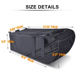 Hutexico Under Seat Bag for Ruckus Accessories, Moped Seat Bag Storage for 2010-2024 Ruckus Cargo Bag, Scooter Motorcycle for Waterproof Ruckus Tail Saddle Bag