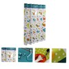 Ciieeo Cartoon Pattern Shower Curtain with Hooks Thickened Polyester Adorable